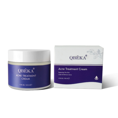 QBEKA كريم العناية بالبشرة للوجه 50 غرام علاج حب الشباب كريم الوجه للاحمرار
