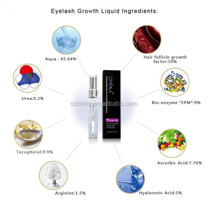 العناية الأكثر فعالية للحاجب والرمش النباتي العضوي زيت الأعشاب مصل الرموش 5ml حجم 14