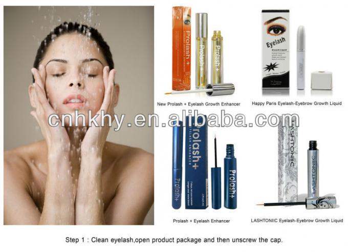 الحصول على الشعيرات الكاملة الأكثر سماكة أطول مع Lashtoniic الرموش نمو الحواجب المياه السائلة 5ml 1