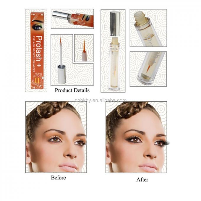 ملحومة مكثفة نمو الرموش Unisex Prolash EPM المصل 6.5ml للشعيرات الكاملة 3