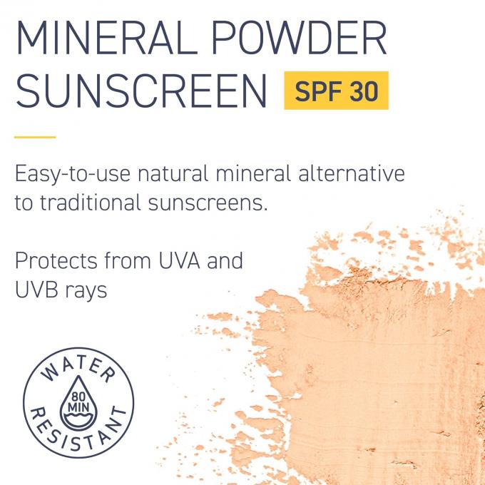 واقي الشمس بمسحوق معدني مع حماية UVA/UVB واسعة الطيف SPF 30 1