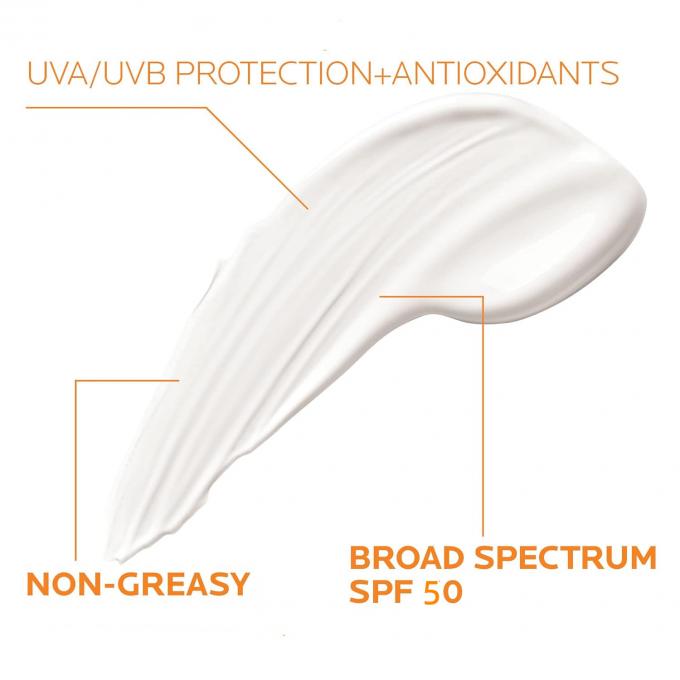 واقي شمسي للرجال من SPF 50 حماية UVA/UVB واسعة الطيف خفيفة الوزن بدون صبغ أبيض 1