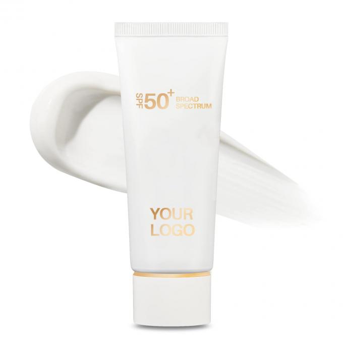 واقي شمسي للرجال من SPF 50 حماية UVA/UVB واسعة الطيف خفيفة الوزن بدون صبغ أبيض 0