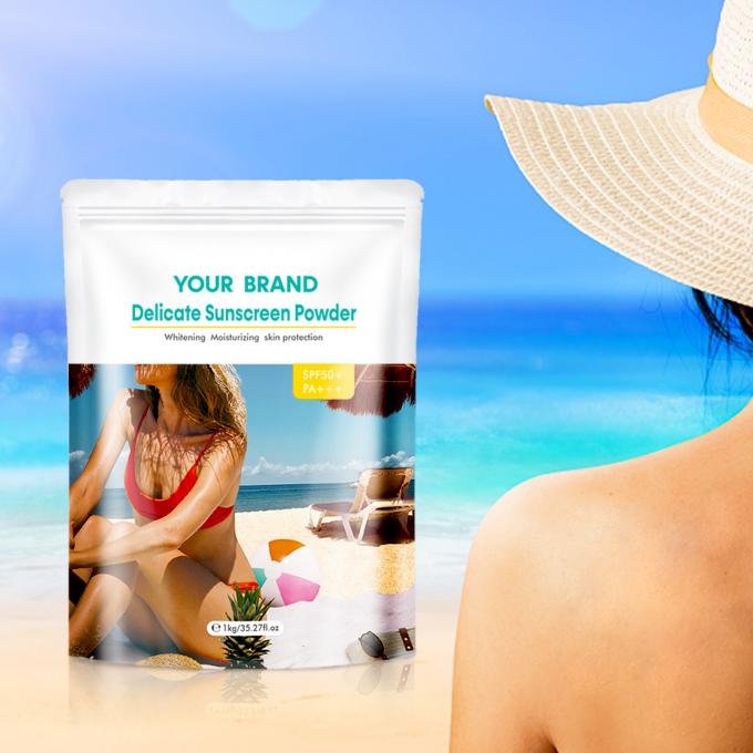 مسحوق واقي الشمس SPF واقي الشمس الجاف مسحوق معدني UVA و UVB 2